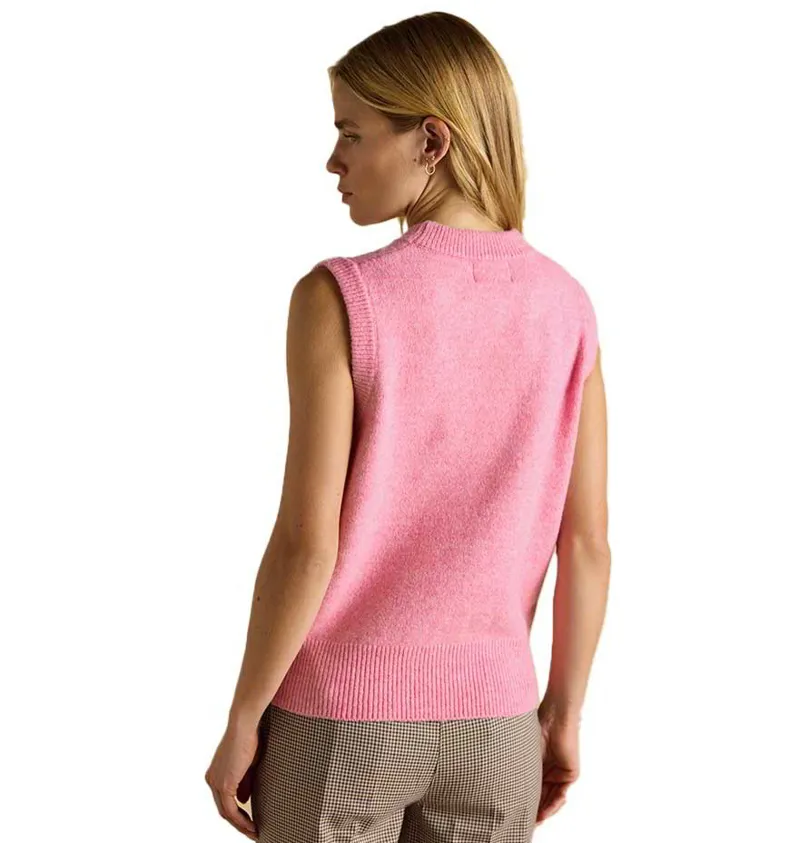 Joules Holly Womens Knit Vest - Pink-1