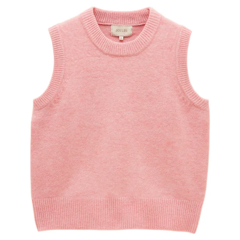 Joules Holly Women's Sweater Vest - Pale Pink-2