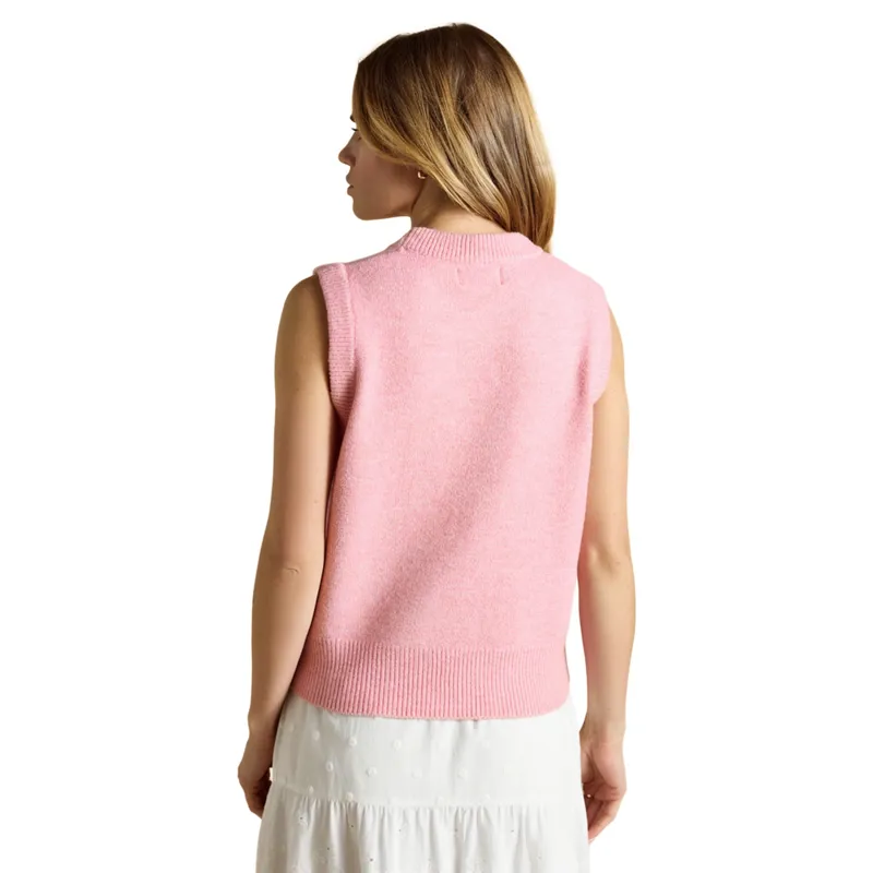 Joules Holly Women's Sweater Vest - Pale Pink-1