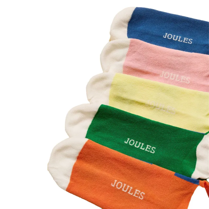Joules Kingsbury Men's Socks 5 Pack - Multi Bright-2