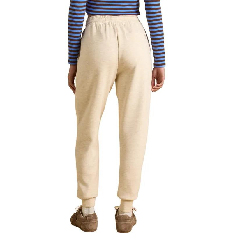 Joules Luxe Club Women's Tapered Joggers - Oatmarl-2