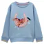 Joules Mackenzie Girls Sweatshirt - Blue/Horse