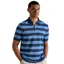 Joules Woody Stripe Men's Cotton Pique Polo Shirt - Blue/Navy
