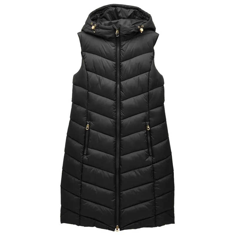 Joules Moorsdale Womens Long Vest - Black-1
