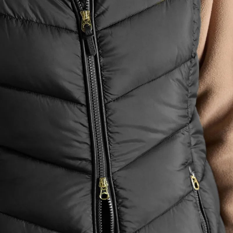 Joules Moorsdale Womens Long Vest - Black-4