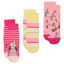 Joules Neat Feet Junior Girls Socks 3 Pack - Pink Dog