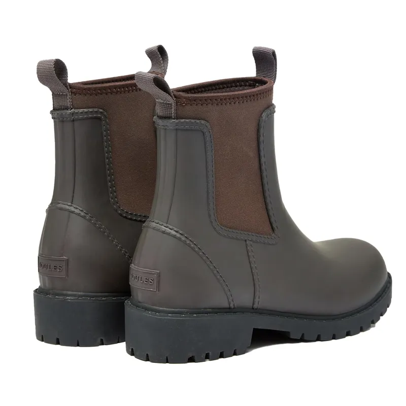 Joules Oakfield Womens Short Rubber Boots - Chocolate Brown-4