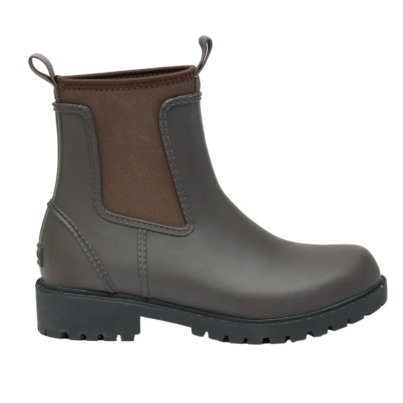 Joules Oakfield Womens Short Rubber Boots - Chocolate Brown-1