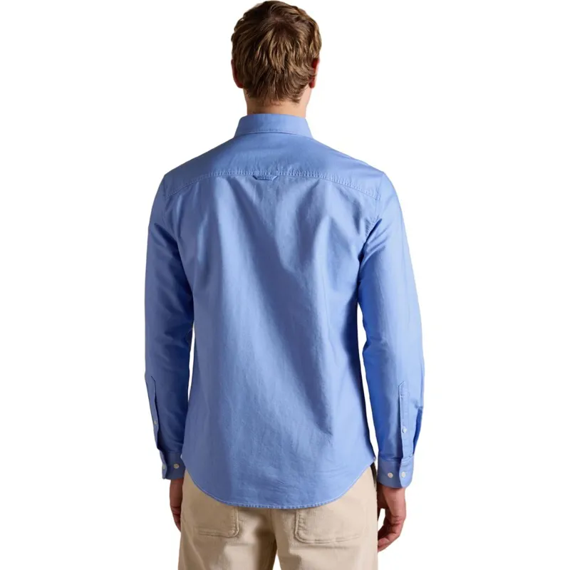 Joules Oxford Classic Fit Men's Cotton Shirt - Medium - Blue-1