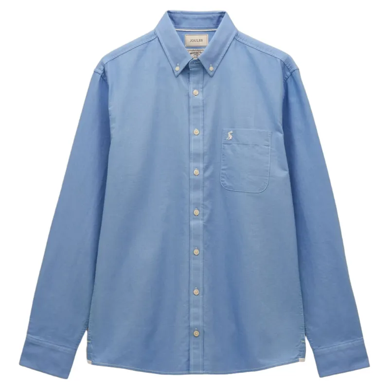Joules Oxford Classic Fit Men's Cotton Shirt - Medium - Blue-2
