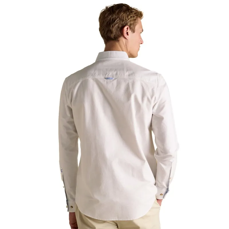 Joules Oxford Classic Fit Men's Cotton Shirt - White-2