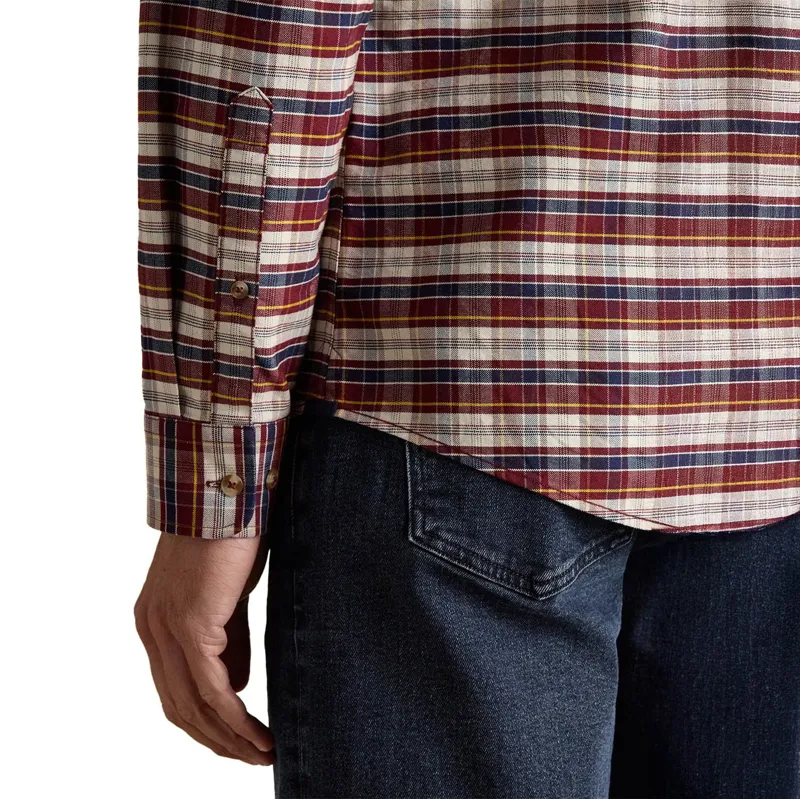Joules Oxford Men's Checked Shirt - Red-4