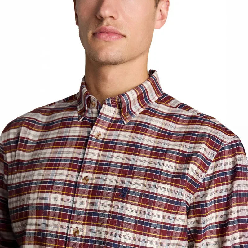 Joules Oxford Men's Checked Shirt - Red-5