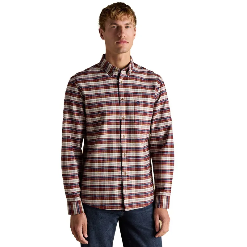 Joules Oxford Men's Checked Shirt - Red