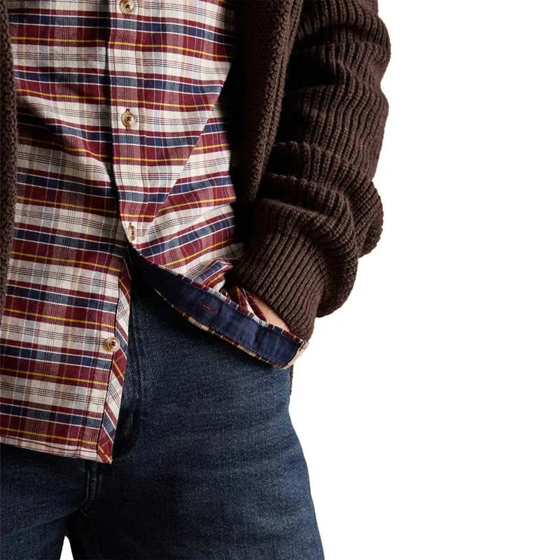 Joules Oxford Men's Checked Shirt - Red-8