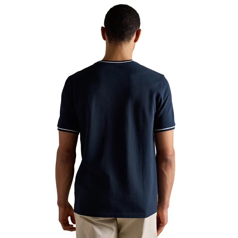Joules Pique Men's Tee - Navy-2