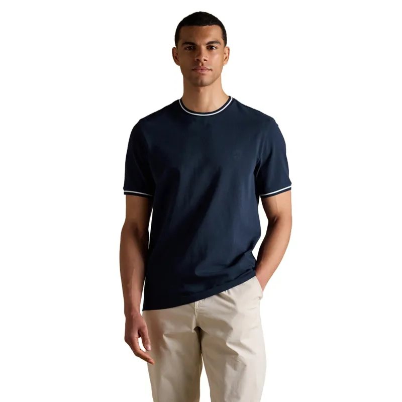 Joules Pique Men's Tee - Navy-3