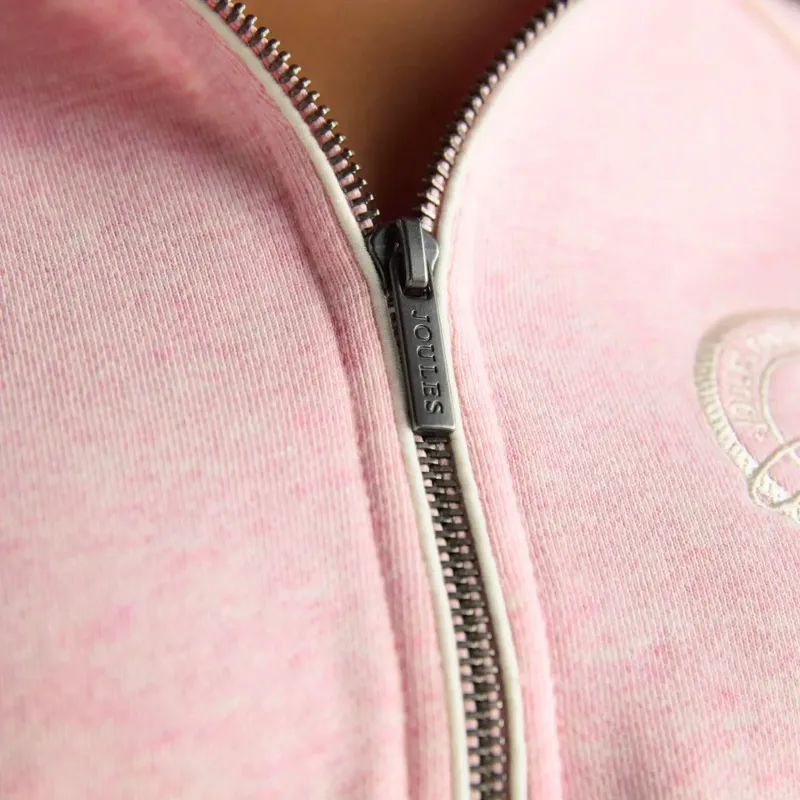 Joules Racquet Women's 1/4 Zip Sweatshirt - Pink-2