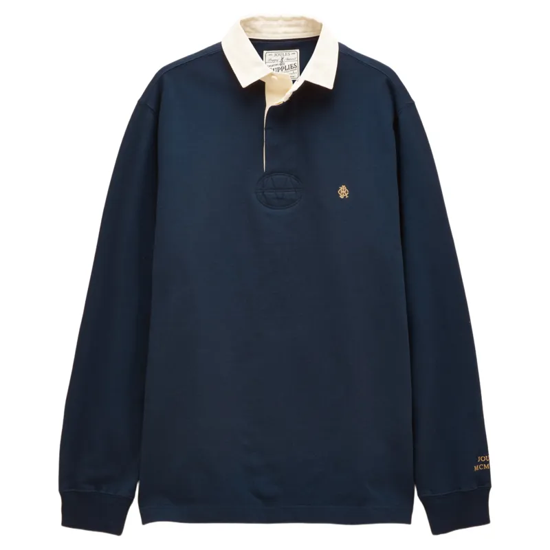Joules Rugby Club Men's Long Sleeve Shirt - Navy-2