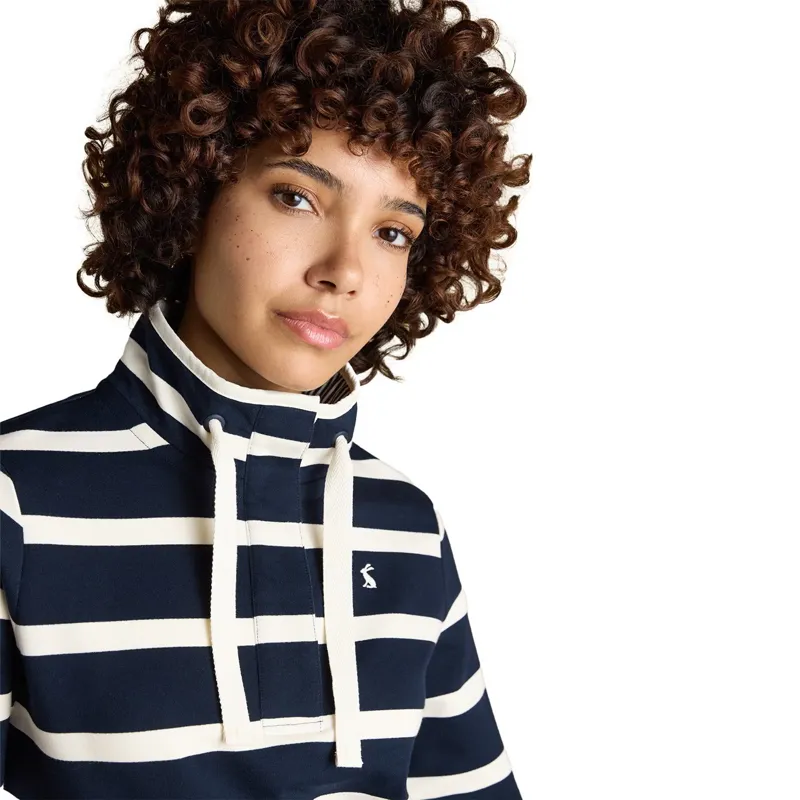 Joules Saunton Women's Sweatshirt - Navy/White-3