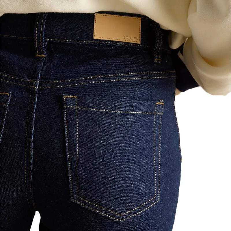 Joules Straight Fit Mid Rise Women's Jeans - Rinse Denim-4