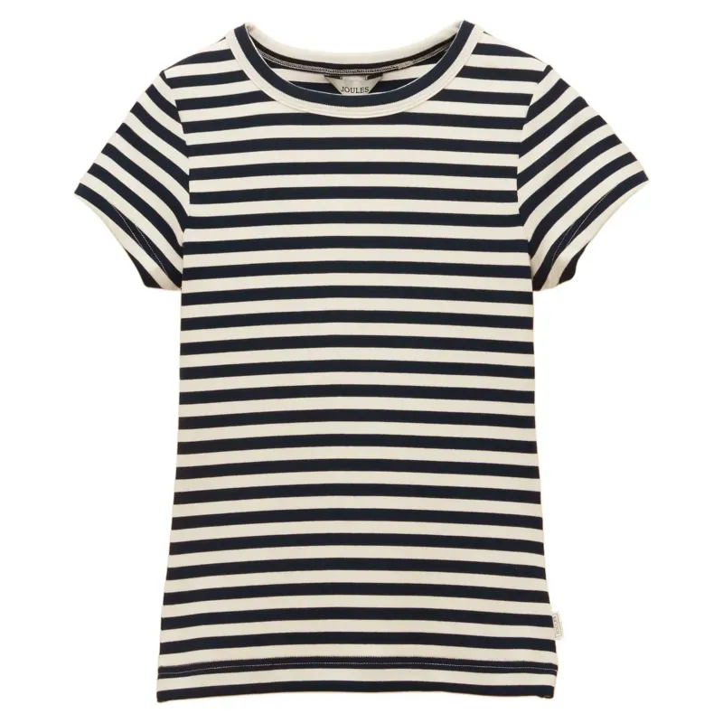 Joules Sophie Short Sleeve Women's Tee - Navy Stripe-2