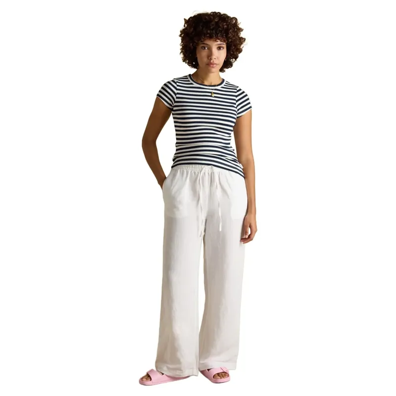 Joules Sophie Short Sleeve Women's Tee - Navy Stripe-3