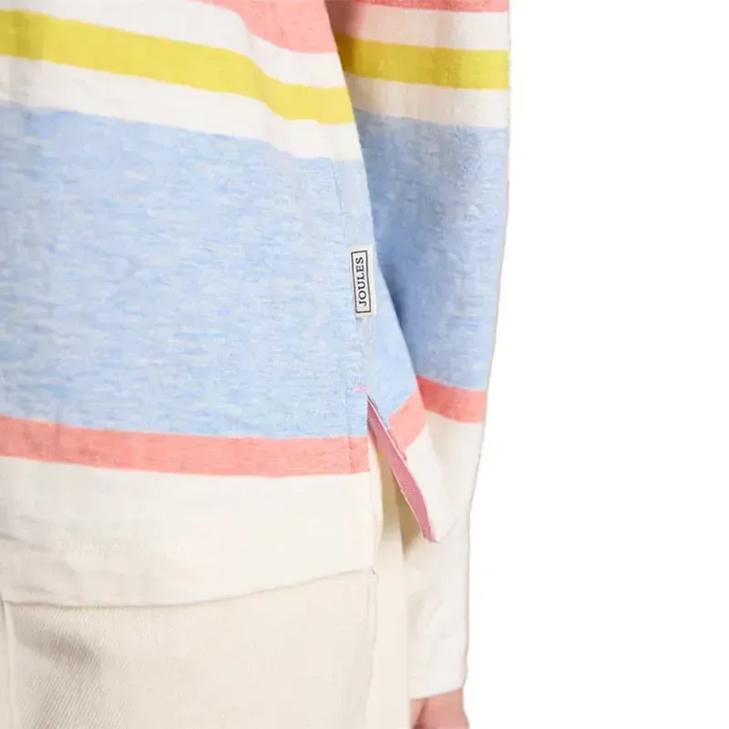 Joules Tallie Women's Jersey Top - Cream Multi-7