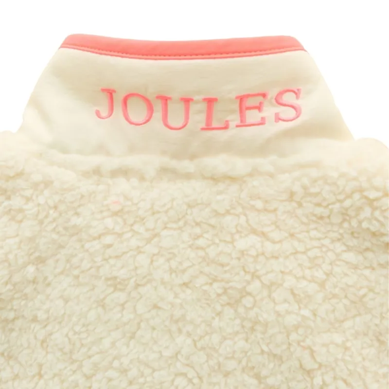 Joules Tilly Junior Girls Fleece Vest - Cream-3