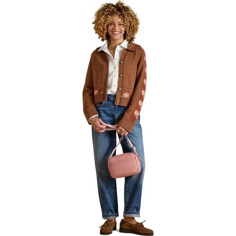 Joules Trent Crossbody Women's Bag - Dusty Pink-3