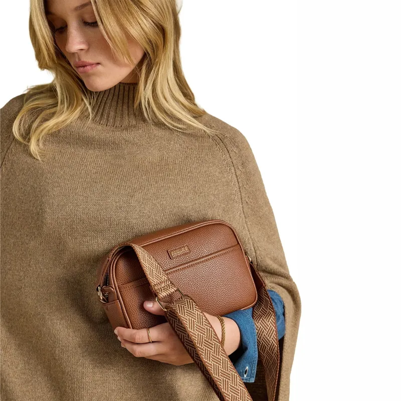 Joules Trent Crossbody Women's Bag - Tan/Brown-5