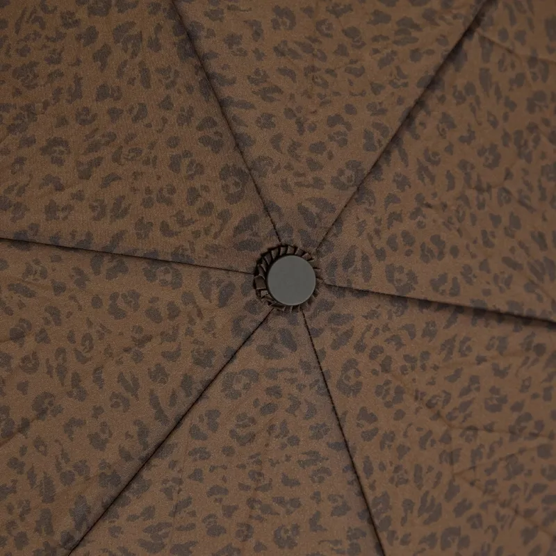Joules Rayne Umbrella - Brown Leopard-3