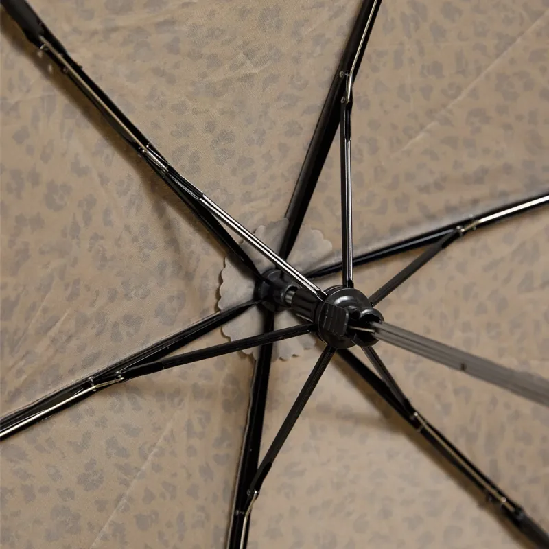 Joules Rayne Umbrella - Brown Leopard-5