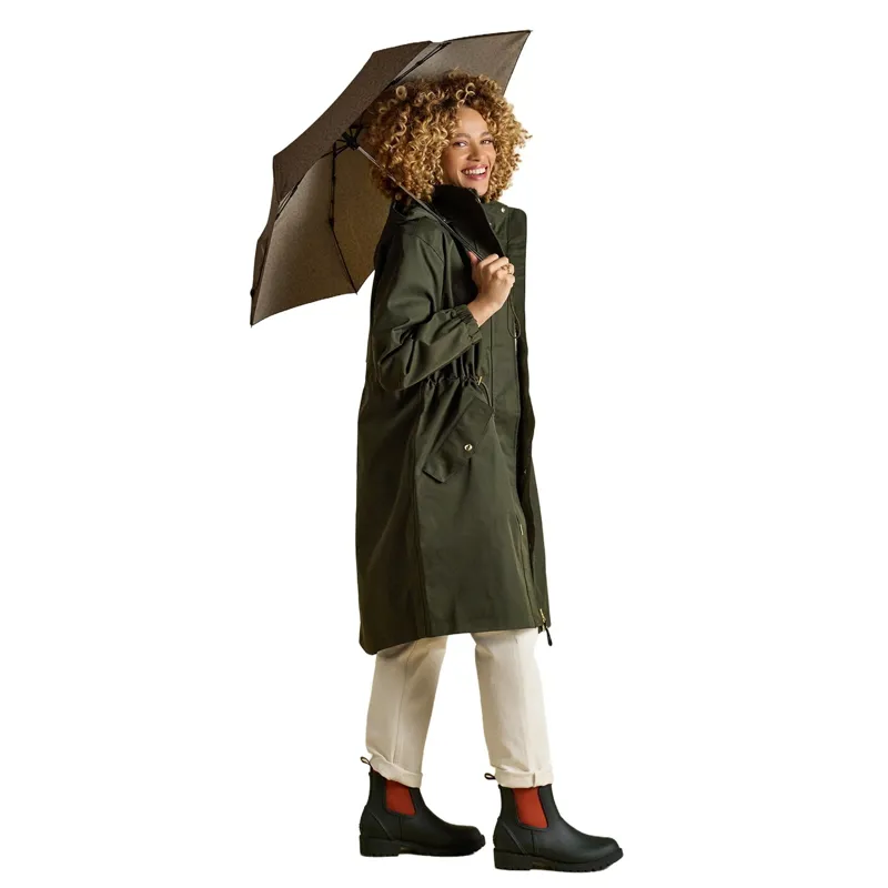 Joules Rayne Umbrella - Brown Leopard-7
