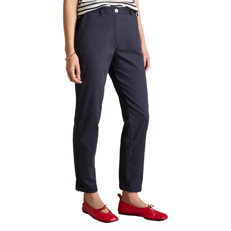 Joules Slim Fit Womens Chino Pants - Navy