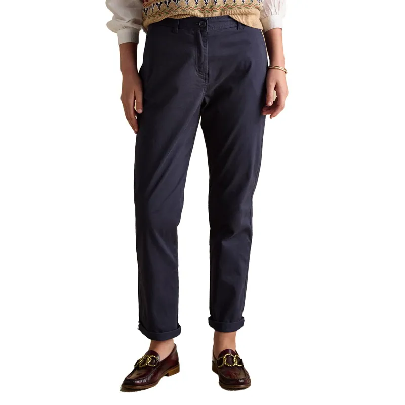 Joules Slim Fit Womens Chino Pants - Navy-3