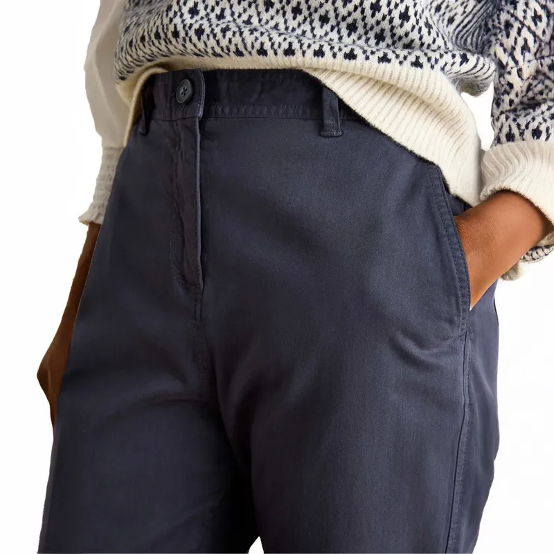Joules Slim Fit Womens Chino Pants - Navy-10