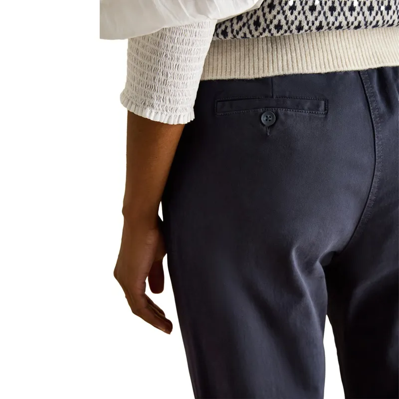 Joules Slim Fit Womens Chino Pants - Navy-9