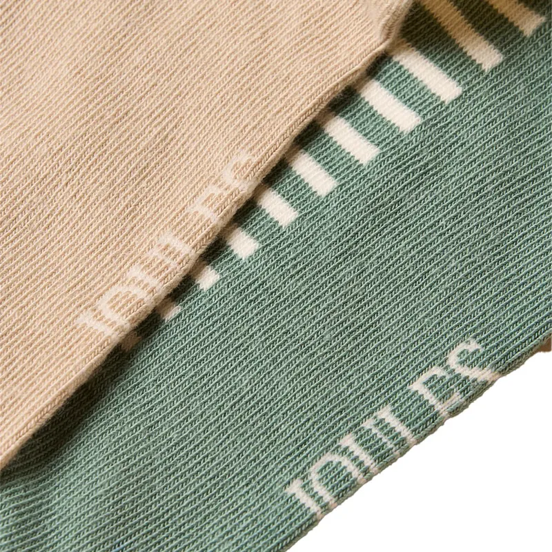 Joules Everyday Women's Socks 2-Pack - Khaki/Cream-3