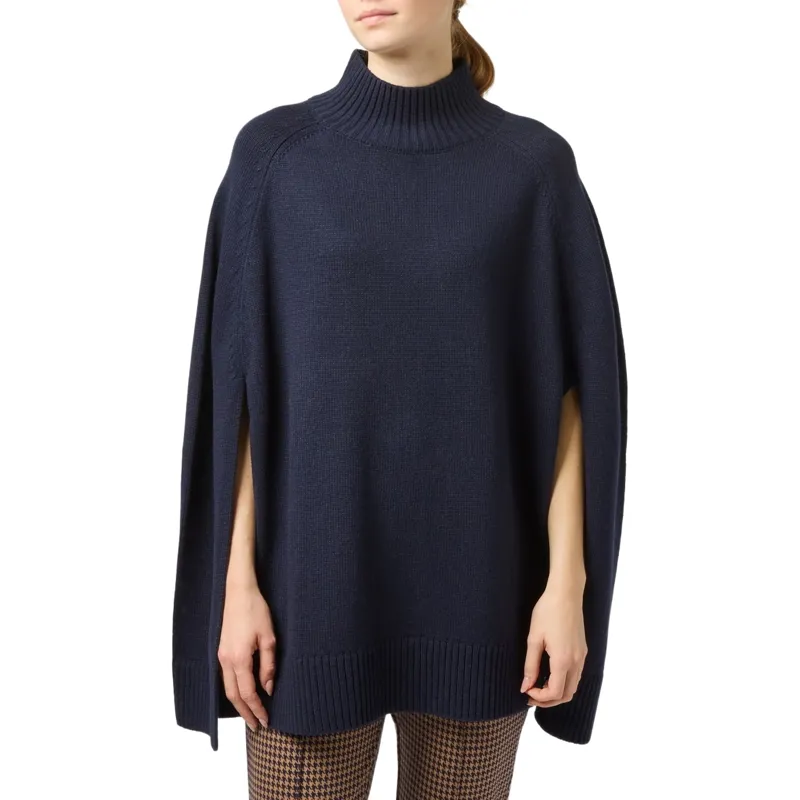 Joules Women's Knitted Cape - Navy