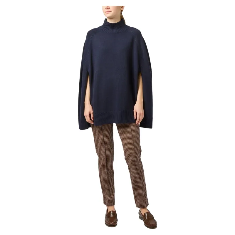 Joules Women's Knitted Cape - Navy-4