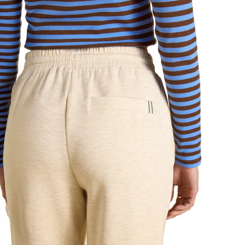 Joules Luxe Club Women's Tapered Joggers - Oatmarl-4
