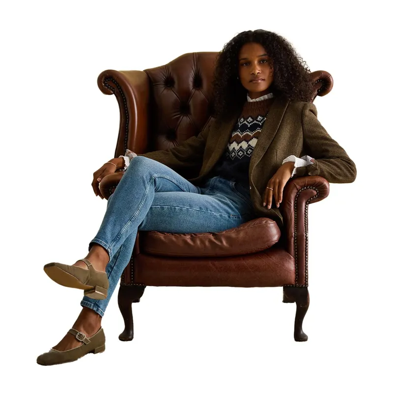 Joules Skinny Fit Mid Rise Women's Jeans - Blue-4