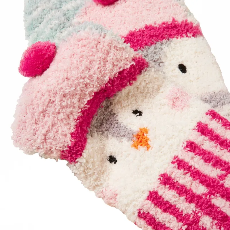 Joules Women's Fluffy Socks - Penguin-2