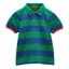 Joules Woody Junior Boys Polo Shirt - Green/Blue/Stripe
