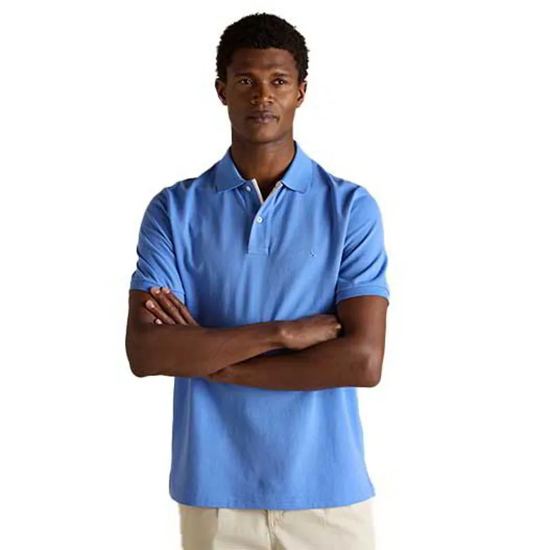 Joules Woody Men's Cotton Pique Polo Shirt - Blue-2