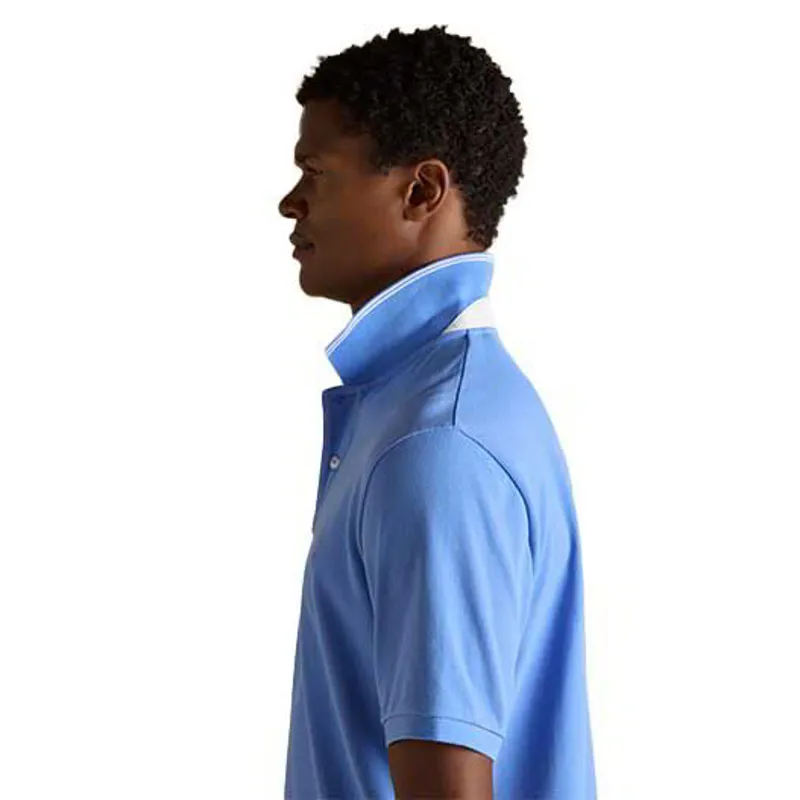 Joules Woody Men's Cotton Pique Polo Shirt - Blue-5
