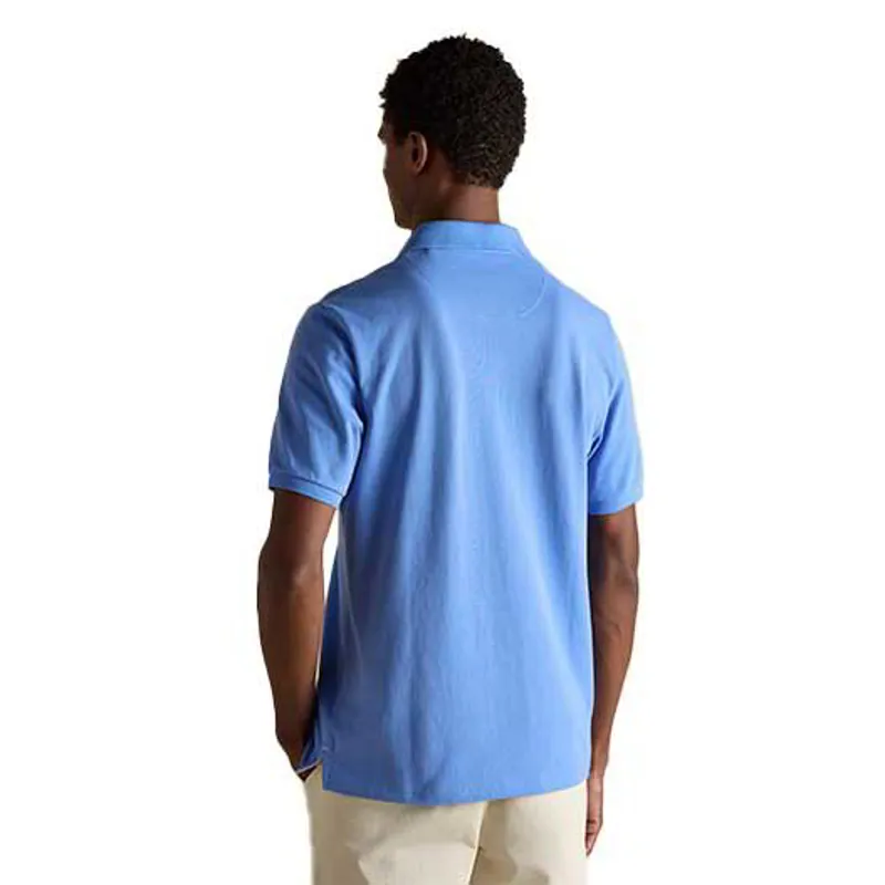 Joules Woody Men's Cotton Pique Polo Shirt - Blue-6