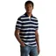 Joules Woody Stripe Men's Cotton Pique Polo Shirt - Navy/White
