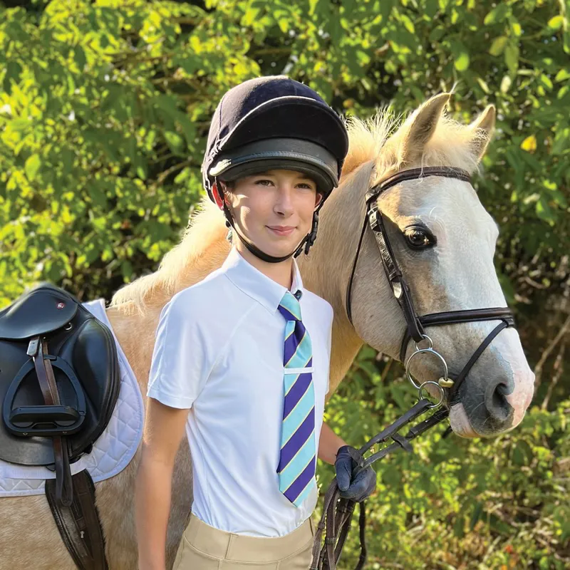 Equetech Parade Junior Show Shirt - White-2